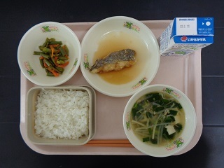 2月9日の学校給食(小学校B献立)の写真