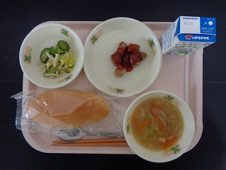 2月15日の学校給食（小学校B献立）の写真