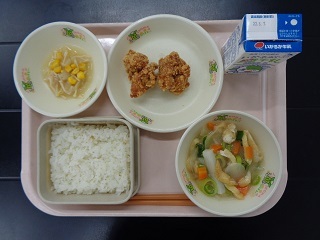 2月28日の学校給食（小学校B献立）の写真