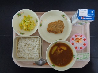 3月11日の学校給食（小学校B献立）の写真