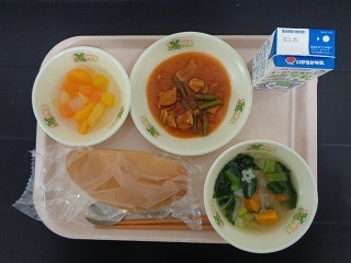 3月17日の学校給食（小学校B献立）の写真