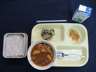 10月29日の学校給食（中）の写真