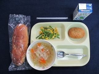 12月2日の学校給食（中）の写真