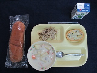 1月18日の学校給食（中）の写真