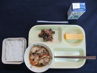 1月21日の学校給食（中）の写真