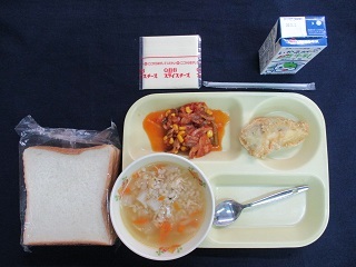 1月25日の学校給食（中）の写真