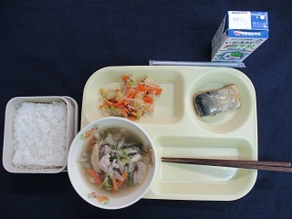1月26日の学校給食（中）の写真