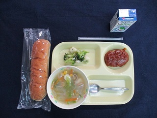 1月27日の学校給食（中）の写真