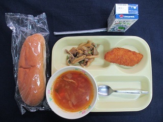 2月24日の学校給食（中）の写真