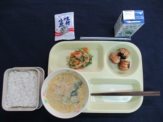 3月16日の学校給食（中）の写真