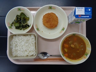 4月22日の学校給食（小学校A献立）の写真