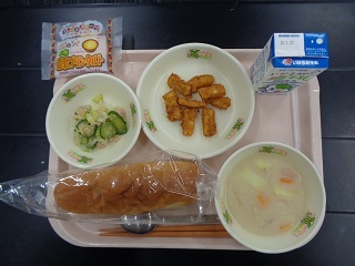 5月19日の学校給食（小学校A献立）の写真