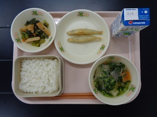 5月20日の学校給食（小学校A献立）の写真