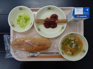 5月24日の学校給食（小学校A献立）の写真