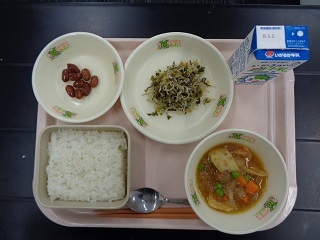 5月25日の学校給食（小学校A献立）の写真