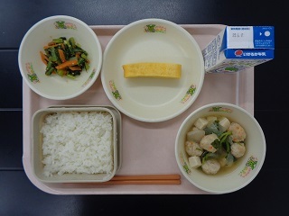 6月1日の学校給食（小学校A献立）の写真