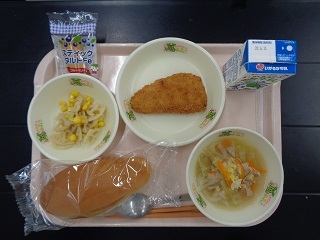 6月2日の学校給食（小学校A献立）の写真