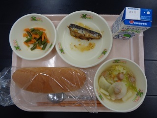 6月7日の学校給食（小学校A献立）の写真