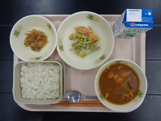 6月24日の学校給食（小学校A献立）の写真