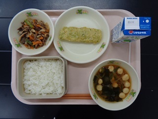 9月12日の学校給食（小学校A献立）の写真