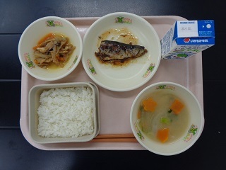 9月14日の学校給食（小学校A献立）の写真