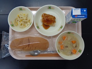 9月22日の学校給食（小学校A献立）の写真