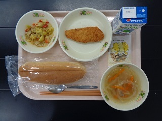 9月27日の学校給食（小学校A献立）の写真