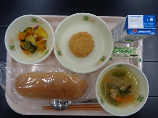 10月20日の学校給食（小学校A献立）の写真