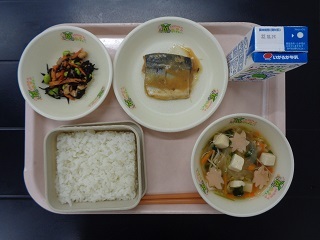 10月21日の学校給食（小学校A献立）の写真