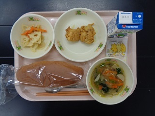11月22日の学校給食（小学校A献立）の写真