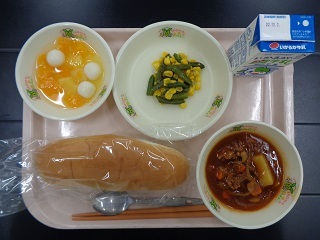 11月24日の学校給食（小学校A献立）の写真