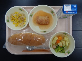 12月1日の学校給食（小学校A献立）の写真