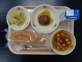 1月17日の学校給食（小学校A献立）の写真