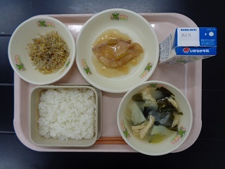 2月6日の学校給食（小学校A献立）の写真