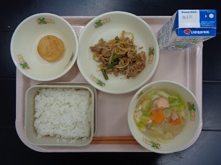 2月17日の学校給食（小学校A献立）の写真