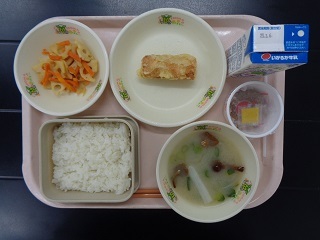 2月27日の学校給食（小学校A献立）の写真