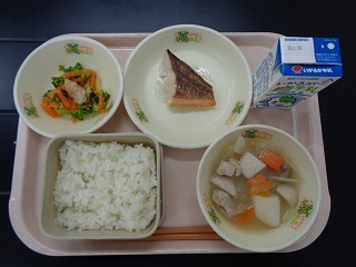 3月13日の学校給食（小学校A献立）の写真