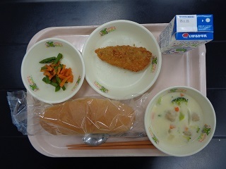 3月14日の学校給食（小学校A献立）の写真