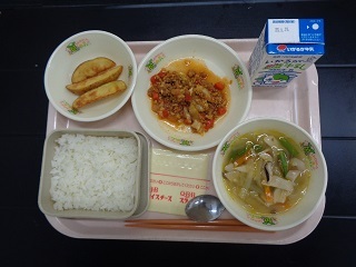 3月17日の学校給食（小学校A献立）の写真