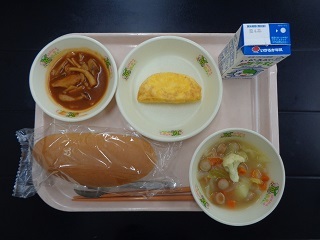 4月14日の学校給食（小学校B献立）の写真