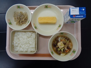 4月25日の学校給食（小学校B献立）の写真