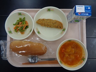 5月10日の学校給食（小学校B献立）の写真