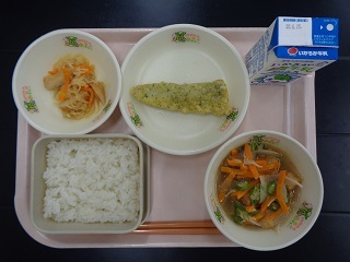 6月17日の学校給食（小学校B献立）の写真