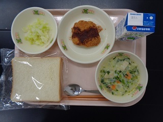 6月23日の学校給食（小学校B献立）の写真