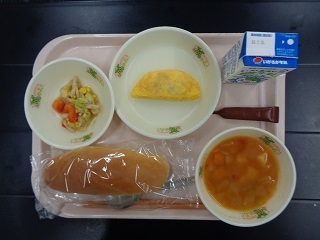 7月5日の学校給食（小学校B献立）の写真