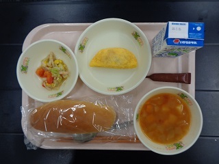 7月5日の学校給食(小学校B献立)の写真