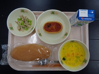 7月12日の学校給食（小学校B献立）の写真