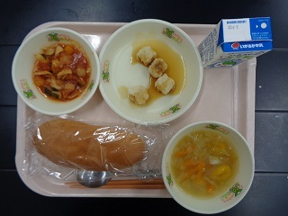 9月1日の学校給食(小学校B献立)の写真