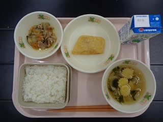 9月7日の学校給食（小学校B献立）の写真