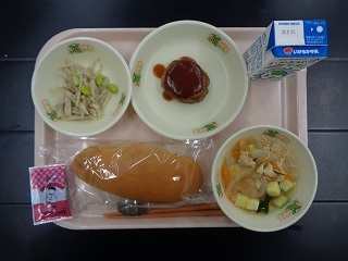 9月13日の学校給食（小学校B献立）の写真